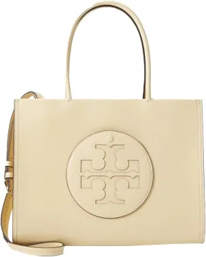 Tory Burch Ella Bio Patent Small Tote, Vanilla Soft Serve
