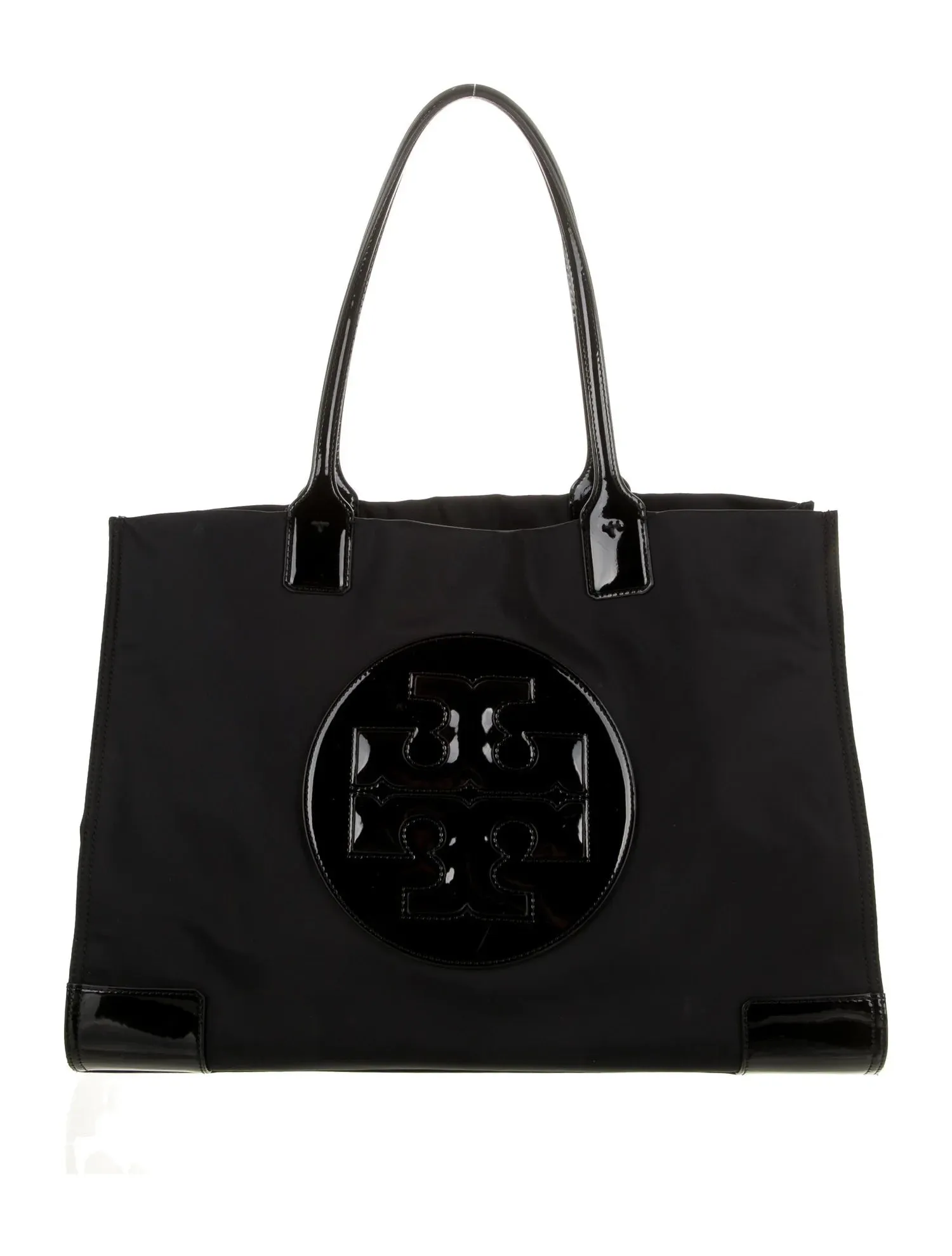 TORY BURCH ELLA SIGNATURE LOGO TOTE BAG