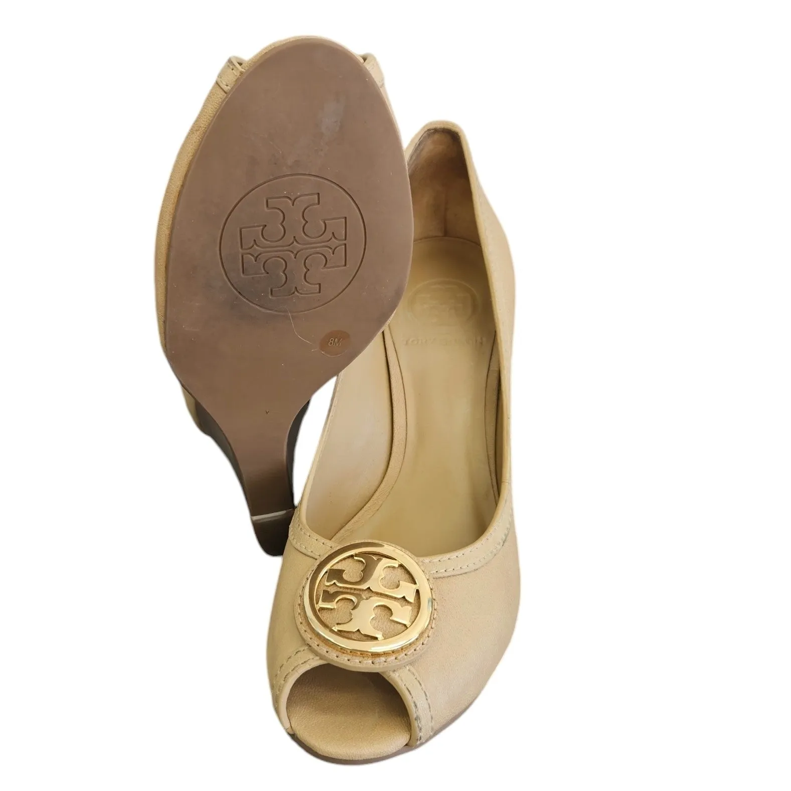 Tory Burch Khaki US Shoe Size 8 Wedges