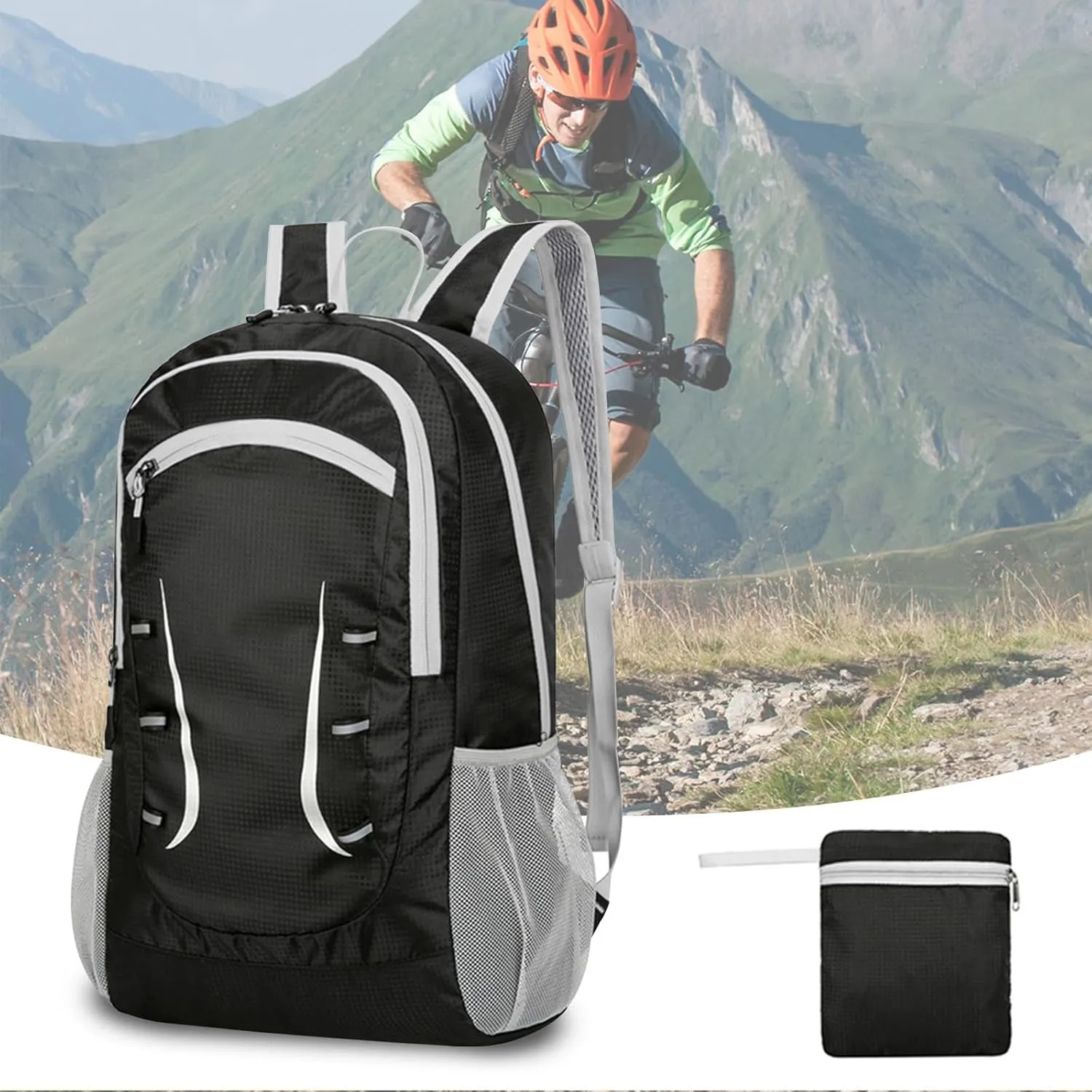 Travel Backpack, Packable Daypack, Travel Backpack For Women, Foldable Small Backpack, For Travel, Hiking And Work