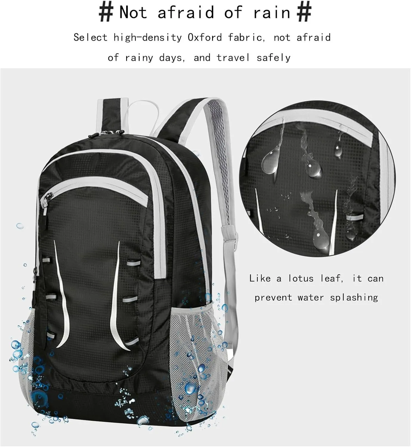 Travel Backpack, Packable Daypack, Travel Backpack For Women, Foldable Small Backpack, For Travel, Hiking And Work