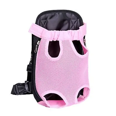 XL 41*25cm blue Outdoor portable pet bag, breathable Mesh backpack for cats and dogs AZ19590