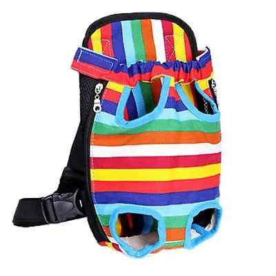 XL 41*25cm blue Outdoor portable pet bag, breathable Mesh backpack for cats and dogs AZ19590